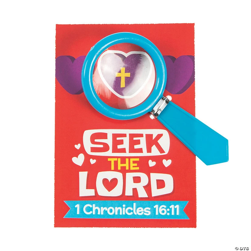 Best Pirce π Religious Magnifying Glasses with Valentine's Day Card for 12 π - Image 2