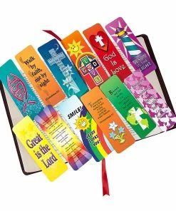 Best Sale 𧨠Bulk Religious Bookmark Assortment - 144 Pc. βοΈ