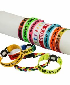 Outlet π Bulk Religious Friendship Bracelet Assortment - 150 Pc. π