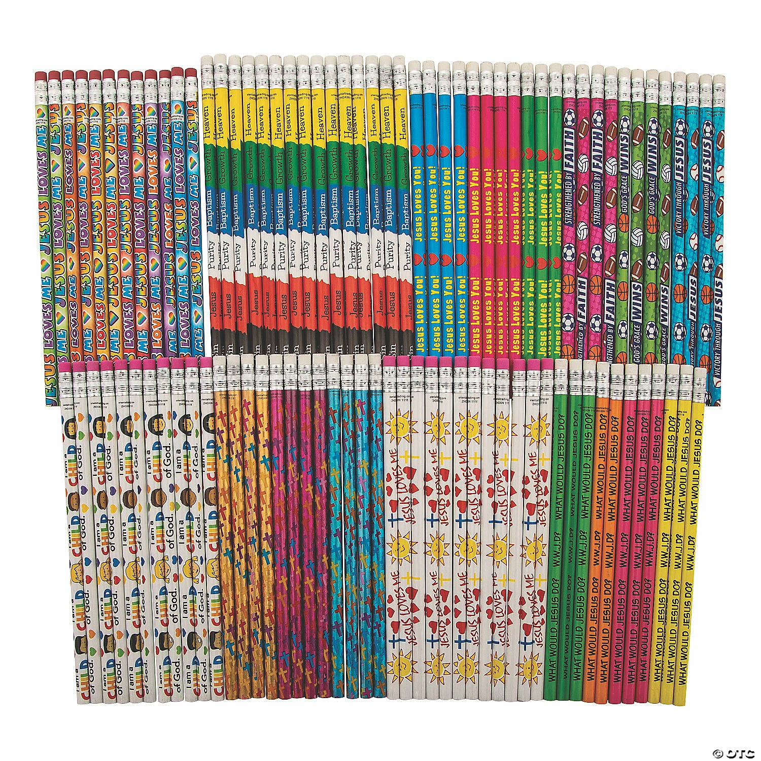 Brand new βοΈ Bulk Religious Pencil Assortment - 100 Pc. π