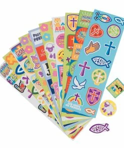 Outlet π― Bulk Religious Sticker Sheet Assortment - 100 Sheets β€οΈ