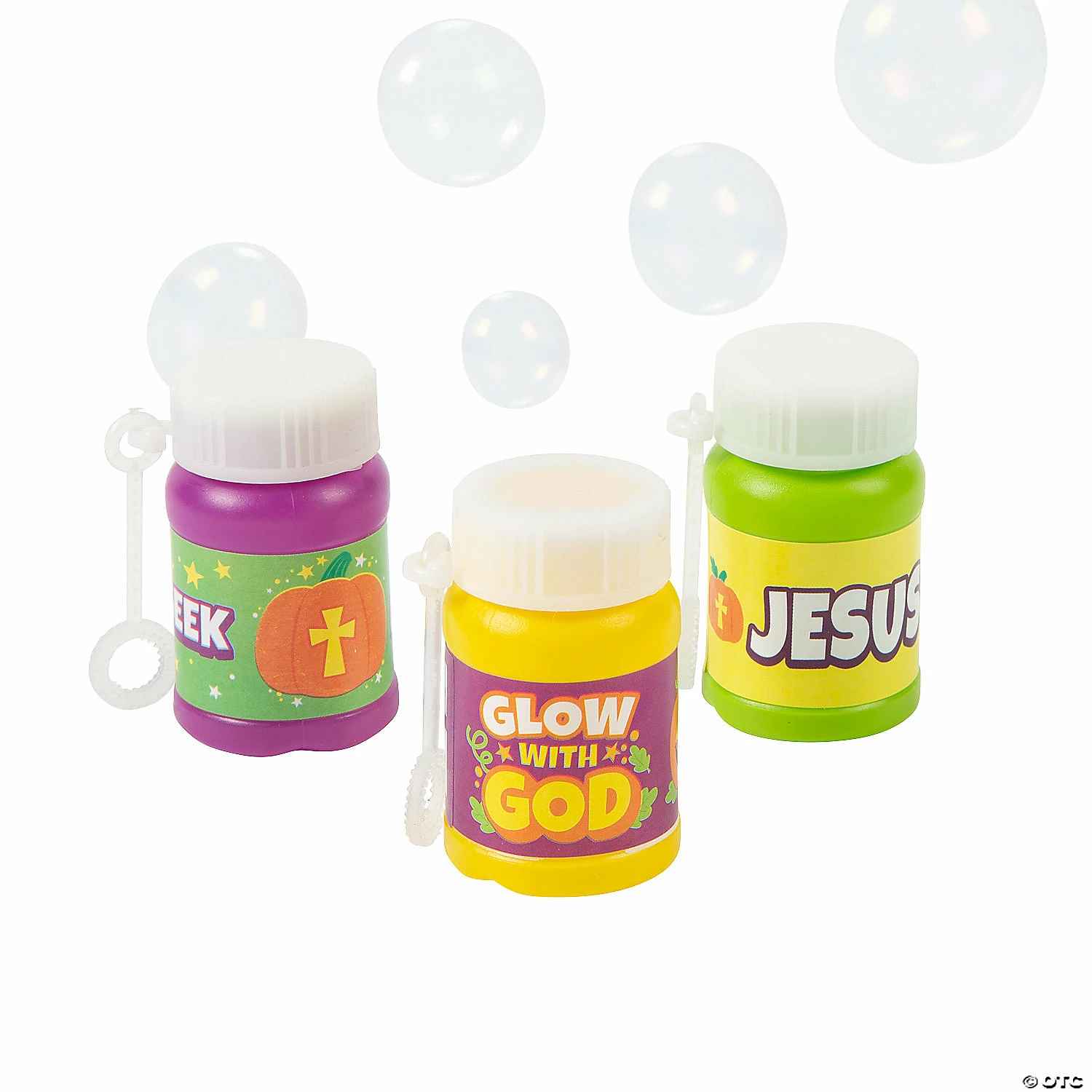 Coupon π Christian Pumpkin Mini Bubble Bottles - 12 Pc. π₯°