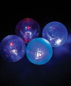 Promo 𧨠Jesus Lights the Way Light-Up Bouncy Balls - 12 Pc. π