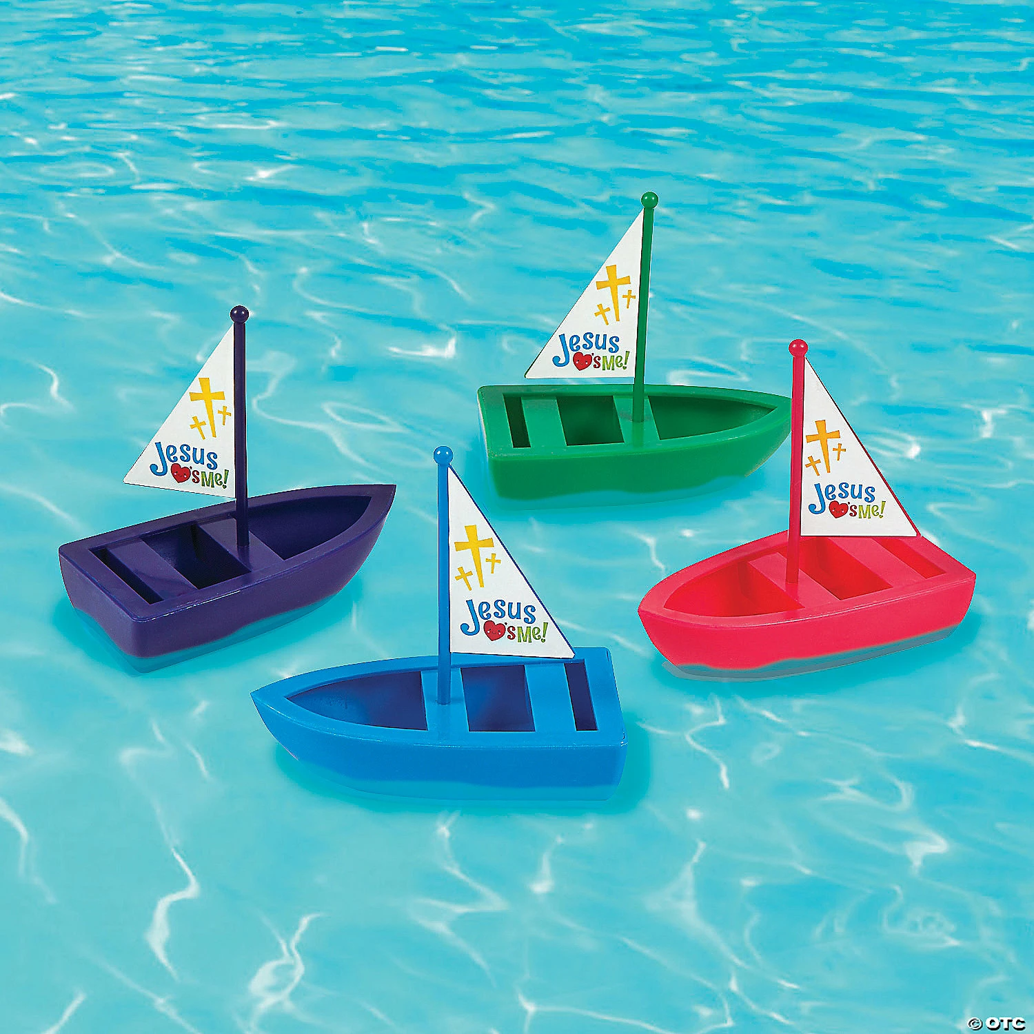 Brand new π Jesus Loves Me Toy Boats - 12 Pc. β - Image 2