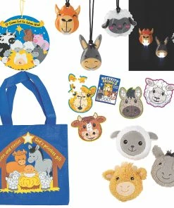 Hot Sale π Nativity Animals Cheer Bags for 12 π
