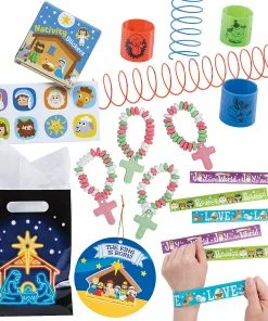 Cheapest β€οΈ Nativity Goody Bag Kit for 48 βοΈ