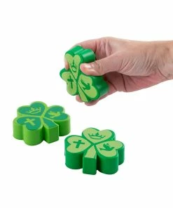 Best Pirce ๐ St. Patrickโs Day Religious Trinity Shamrock Stress Toys - 12 Pc. ๐