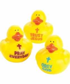 Hot Sale 🎁 Trust, Obey & Pray Rubber Ducks - 12 Pc. 🎉